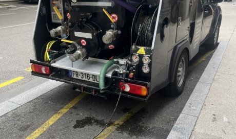 curage de canalisation au 3 étages pour passage camera à Lyon 7 