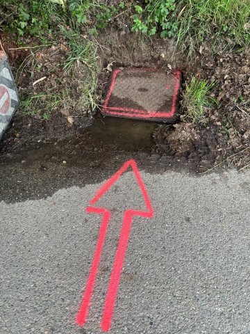 débouchage d'un branchement eu pour une compagnie des eaux à Oyatier st Oblas