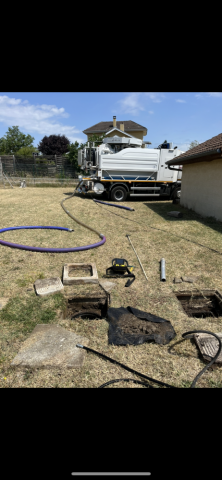 vidange d'une fosse toutes eaux boucher à Salagnon