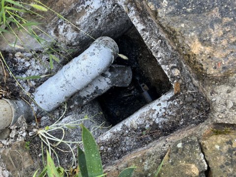 curage de plusieurs canalisation eaux pluvial avant travaux chez un particulier à Saint-André-le-Gaz