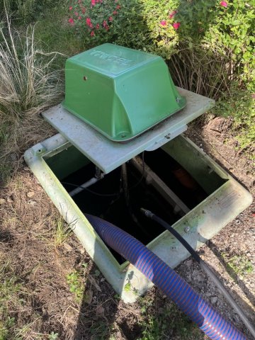 vidange et nettoyage d'un micro station pour entretien à Saint jean De Bournay