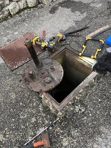 dégazage d'une cuve a fuel 3000 l à Saint Jean de Bournay