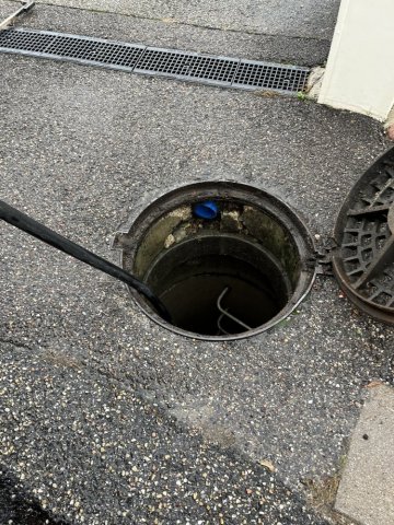 débouchage d'un réseau eaux pluvial à Saint Jean de Bournay