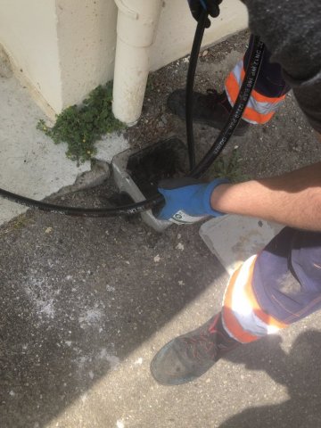 débouchage canalisation eu et repérage de regard sous terre  à Bonnefamille 