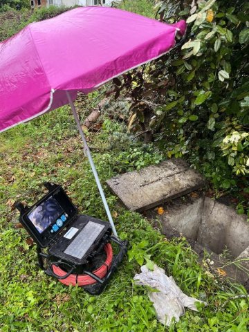 inspection video de réseaux eaux usées et eaux pluvial chez un particulier pour travaux à Septème 