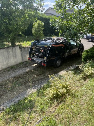 débouchage canalisation chéneau ,inspection video du réseau , localisation puits perdu pour une vente immobilière à Saint Bonnet de Mure