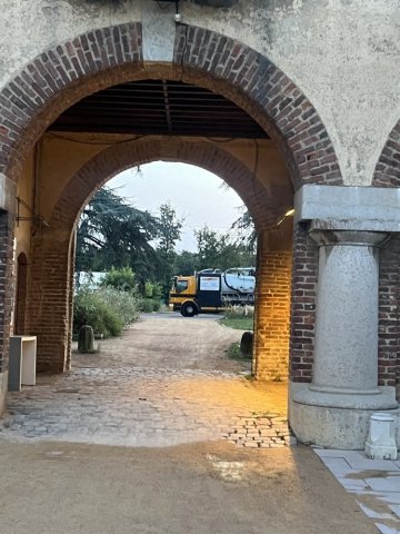 vidange et nettoyage d'un puits de pompage d'arrosage au golf de Mionnay 