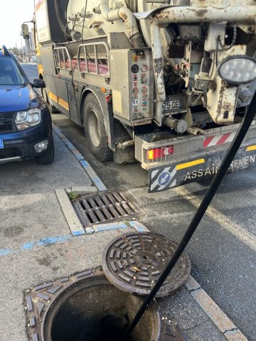 curage de réseaux unitaire d300 pour inspection vidéo à Saint Laurent de Mure