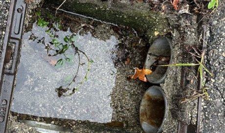 nettoyage de grille eaux pluviales dans un lotissement à Charantonnay