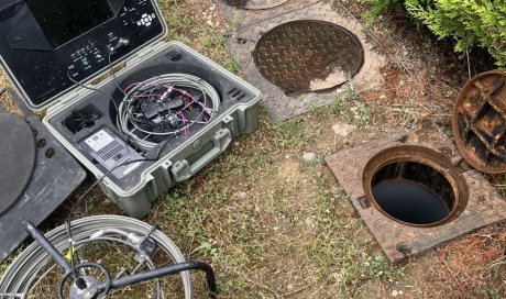 inspection video d'une canalisation wc pour problème récurent à Villefontaine