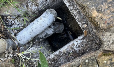 curage de plusieurs canalisation eaux pluvial avant travaux chez un particulier à Saint-André-le-Gaz