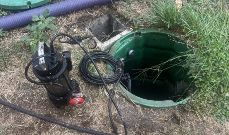 dépannage d'une pompe de relevage chez un particulier , pompe boucher à Saint Quentin Fallavier