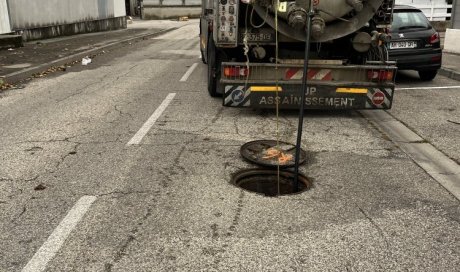 curage de réseau d'eau pluvial d800 pour réparation de réseau à Bourgoin Jallieu