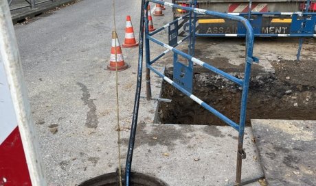 curage de réseau unitaire d600 pour travaux à Genas