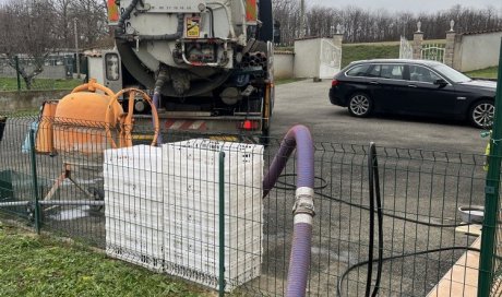 vidange et nettoyage d'une fosse toutes eaux pour entretien à Saint Just Chaleyssin