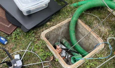 inspection camera  et localisation de problème dans des fourreaux pour passage de fibre à Saint Alban de Roche  