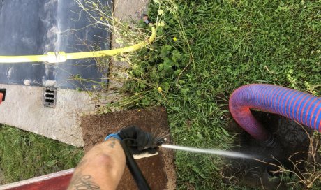 nettoyage pour entretiens des puits perdu dans un centre équestre à Saint Bonnet de Mure 