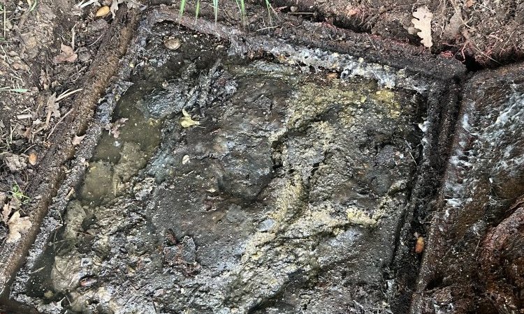 débouchage d'un branchement eu pour une compagnie des eaux à Oyatier st Oblas