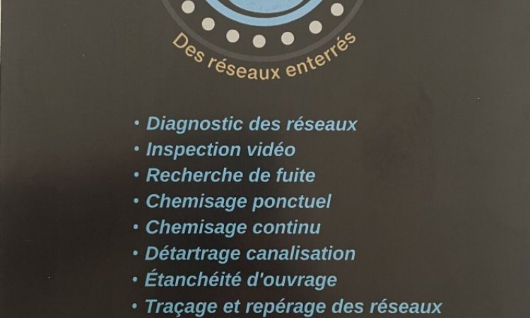 curage d'un réseau eaux pluviales avec inspection robotisée suite a un éboulement de terrain à Saint Just Chaleyssin 