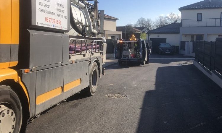 Curage réseau EU et inspection vidéo robotisé à Colombier-Saugnieu