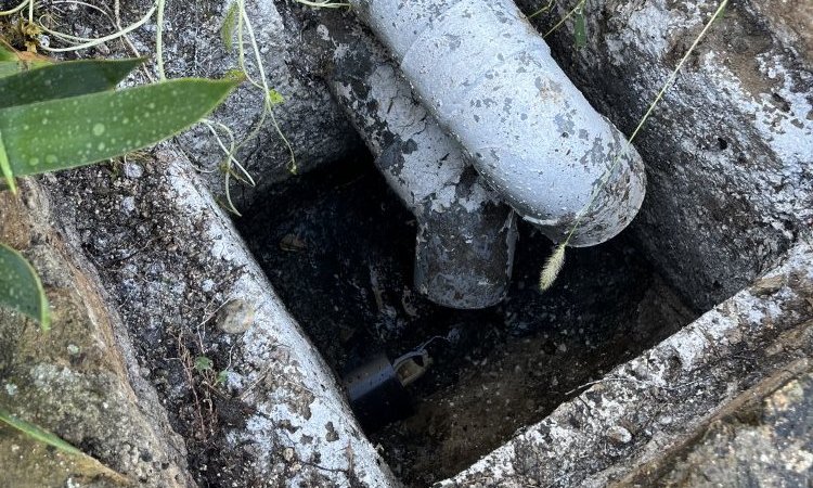 curage de plusieurs canalisation eaux pluvial avant travaux chez un particulier à Saint-André-le-Gaz