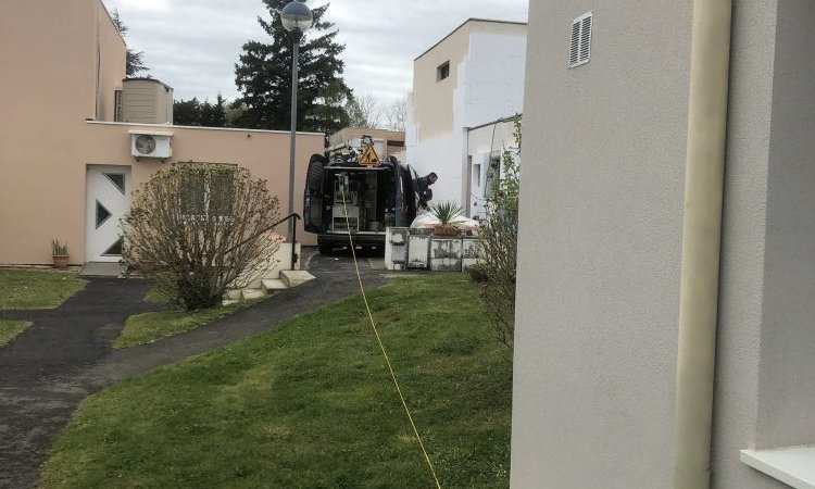 curage de réseau eu et inspection robotisé pour un lotissement à Villefontaine 